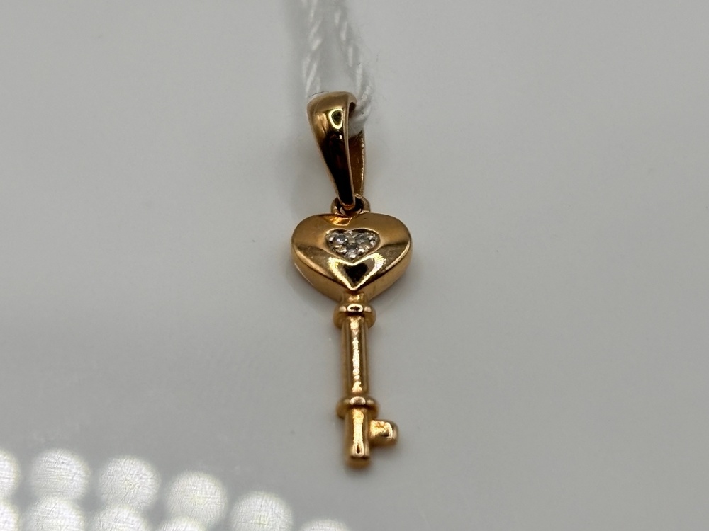 ПОДКМИ585 ПОДВЕСКА С КАМНЯМИ (Au 585)