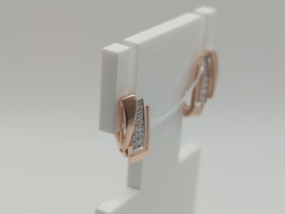 СЕРЬГИ С КАМНЯМИ (Au 585)