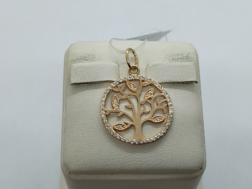 9780 ПОДВЕСКА С КАМНЯМИ (Au 585)