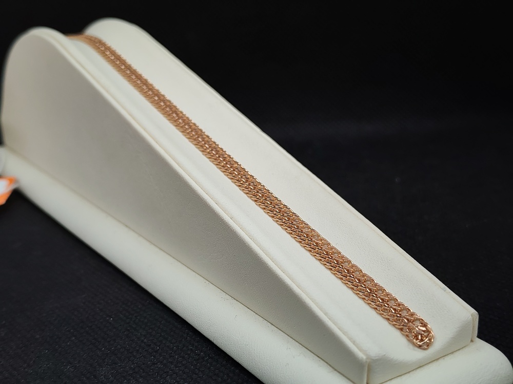 ЦЛР2585 ЦЕПЬ ПОЛНОВЕСНАЯ Ромб двойной (Au 585)