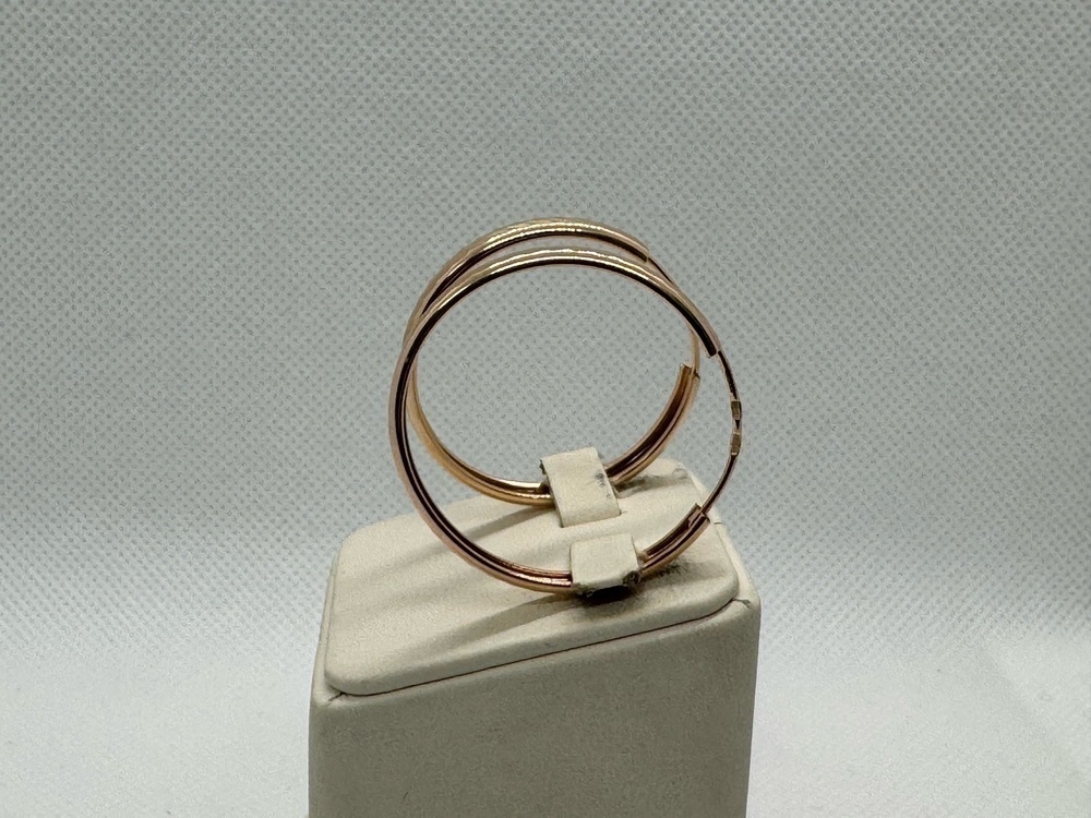 СКОН585 СЕРЬГИ КОНГО (Au 585)