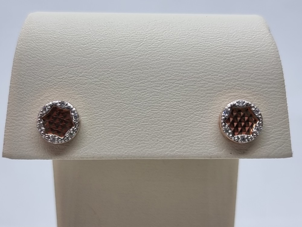 СЕРЬГИ ПУСЕТЫ с камнями (Au 585)