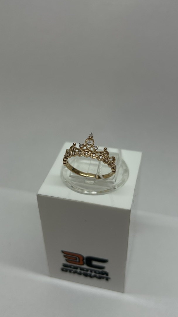 КОЛКМИ585 КОЛЬЦО С КАМНЯМИ (Au 585)