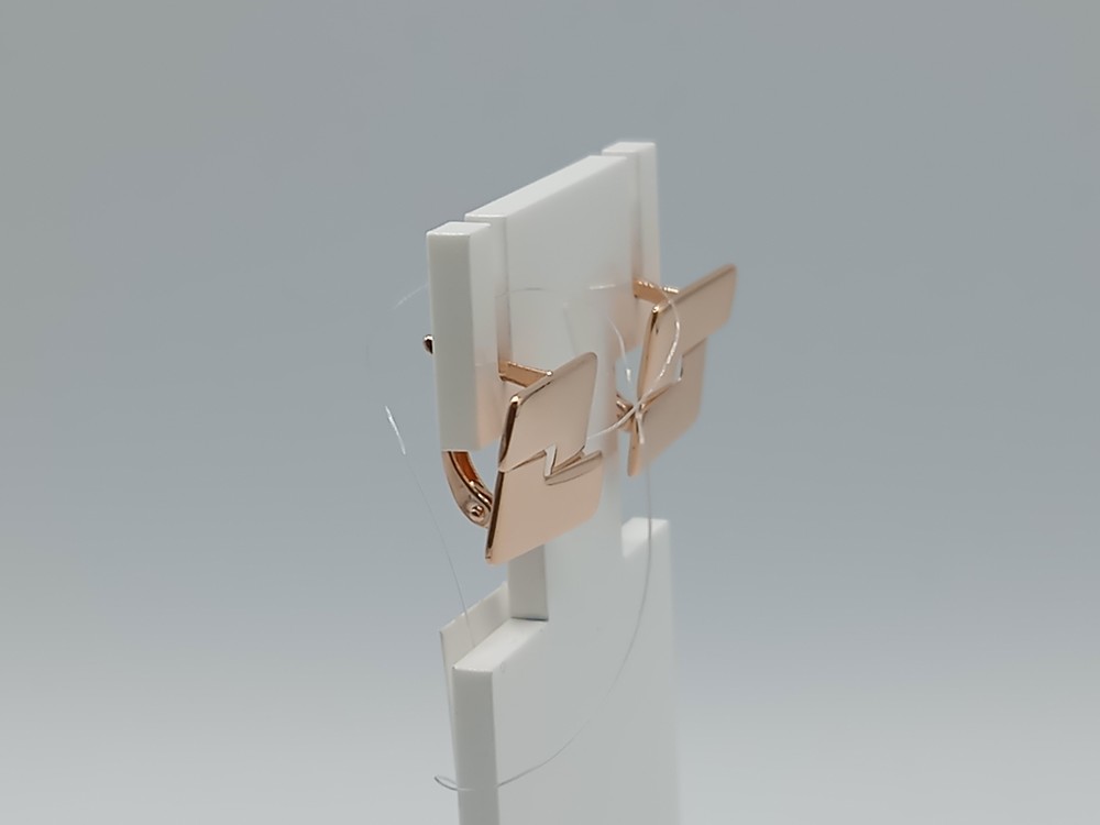 СЕРЬГИ БЕЗ КАМНЯ (Au 585)