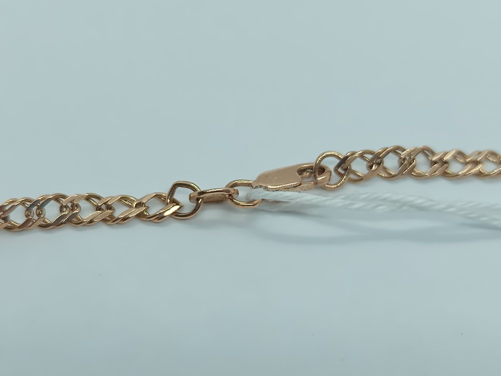 ЦЕПЬ ПОЛНОВЕСНАЯ Ромб двойной (Au 585)