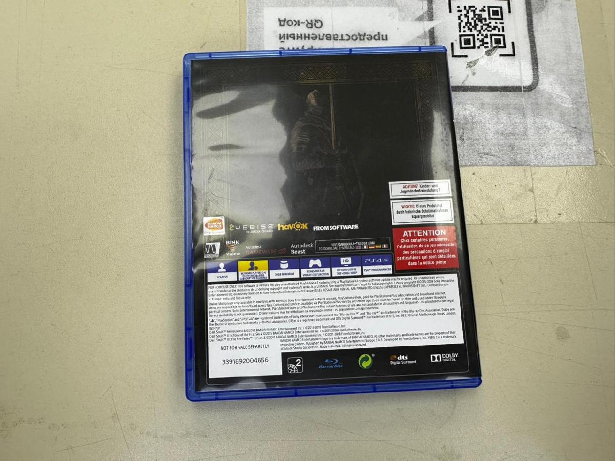 Игра  Playstation 4 Dark Souls Remastered