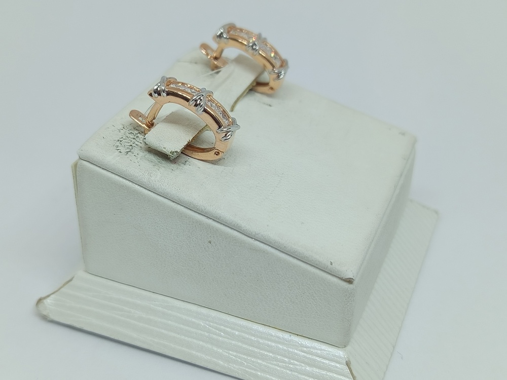 СЕРЬГИ С КАМНЯМИ (Au 585)