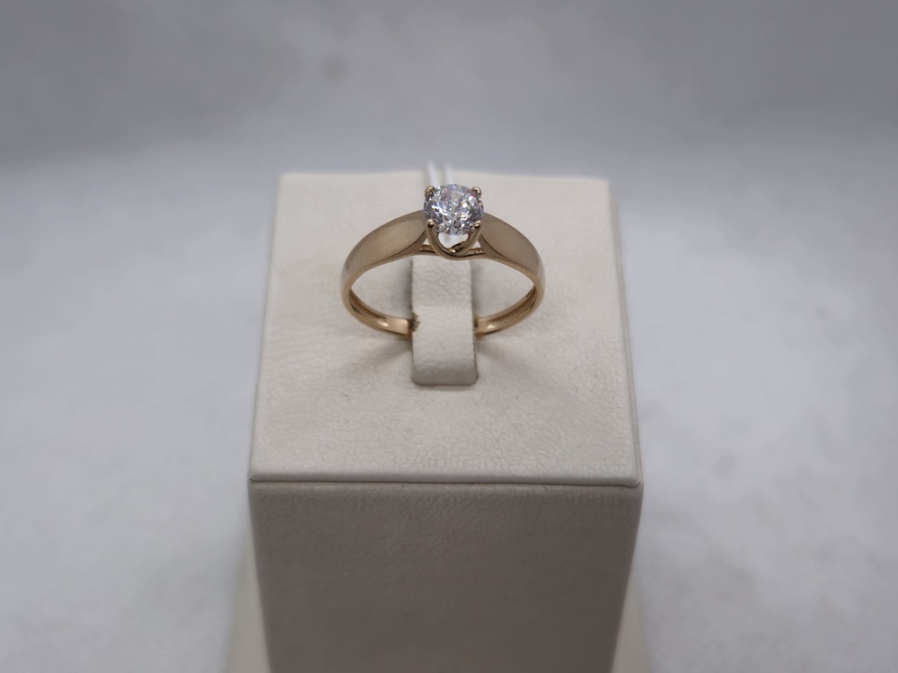 КОЛЬЦО С КАМНЕМ (Au 585)