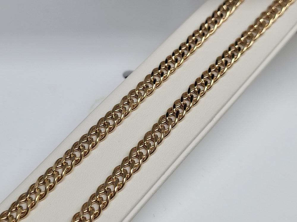 ЦПР2585 ЦЕПЬ ПУСТОТЕЛАЯ Ромб двойной (Au 585)