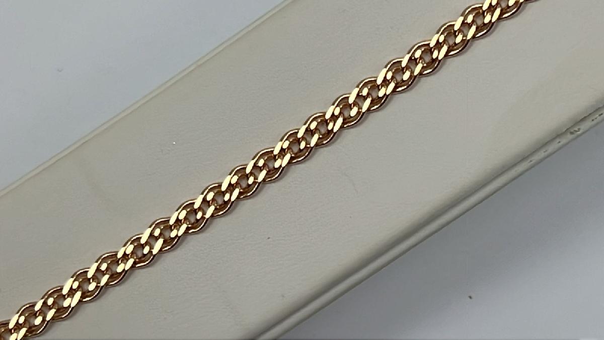 7060155-20 БРАСЛЕТ ПОЛНОВЕСНЫЙ Нона (Au 585)