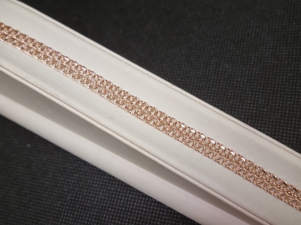 ЦЕПЬ ПУСТОТЕЛАЯ Бисмарк (Au 585)