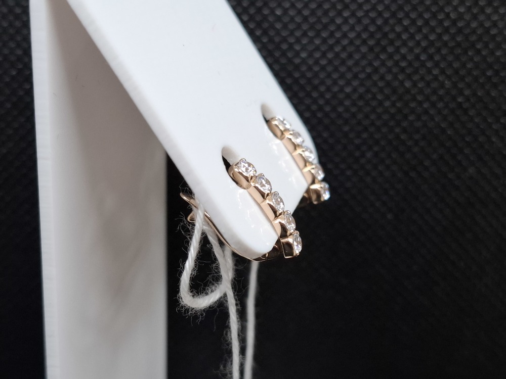 СЕРЬГИ С КАМНЯМИ (Au 585)