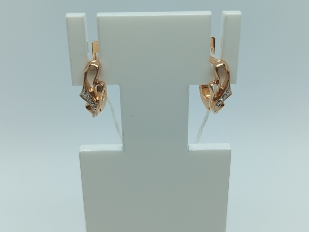 СЕРЬГИ С КАМНЯМИ (Au 585)