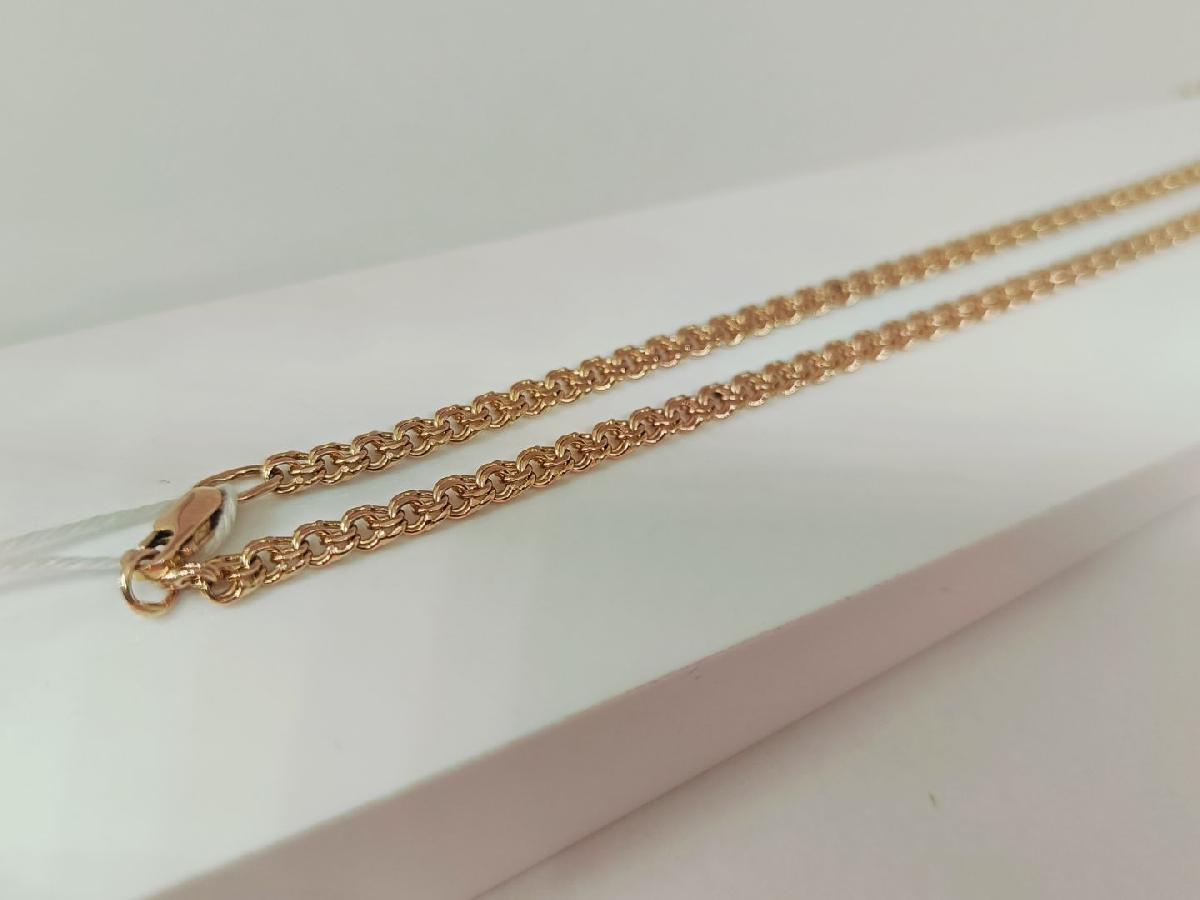 ЦЕПЬ ПОЛНОВЕСНАЯ Бисмарк (Au 585)