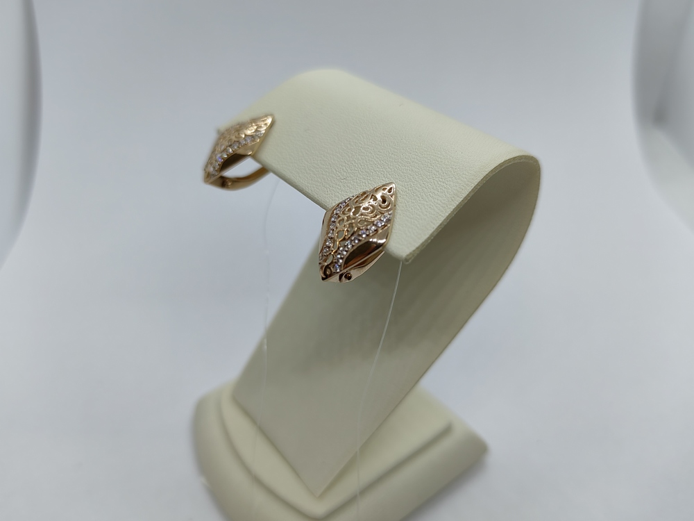 СЕРЬГИ С КАМНЯМИ (Au 585)