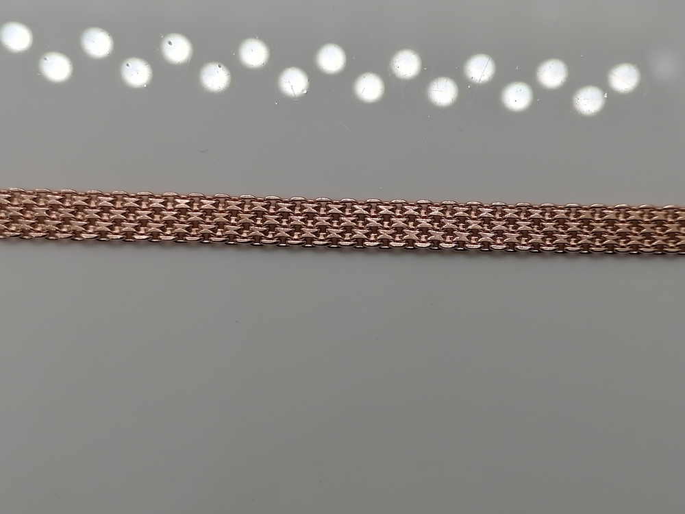 БЛБМ585 БРАСЛЕТ ПОЛНОВЕСНЫЙ Бисмарк машинный (Au 585)