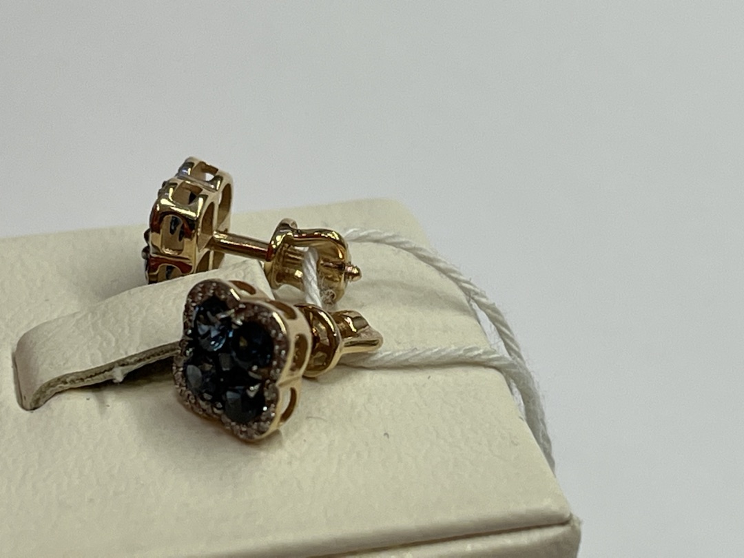 СЕРЬГИ ПУСЕТЫ (Au 585)