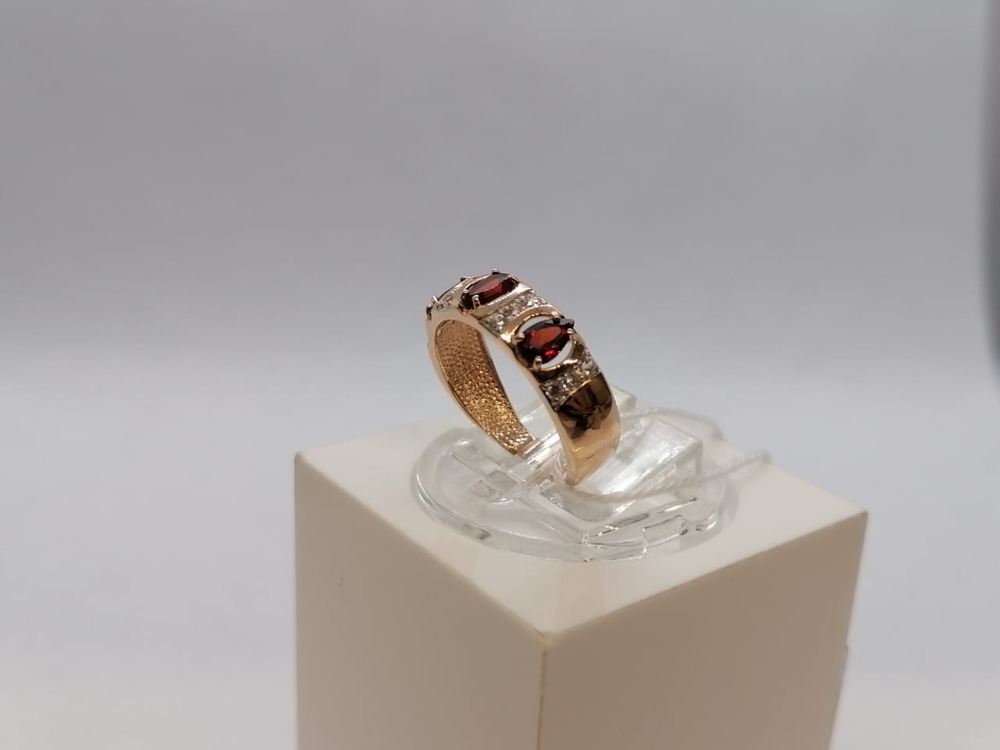 КОЛКМИ585 КОЛЬЦО С КАМНЯМИ (Au 585)