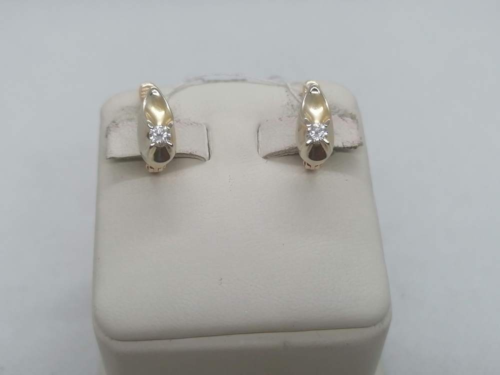 СЕРЬГИ БРИЛЛИАНТ (Au 585)