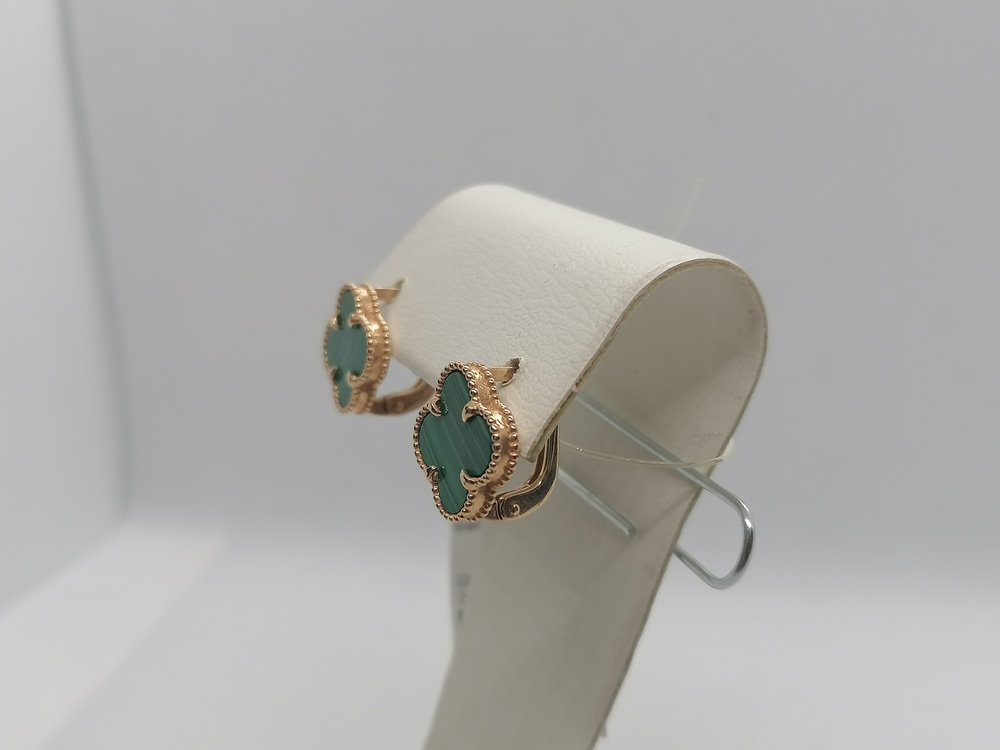 120217 м СЕРЬГИ С КАМНЕМ (Au 585) 120217 м СЕРЬГИ С КАМНЕМ (Au 585)