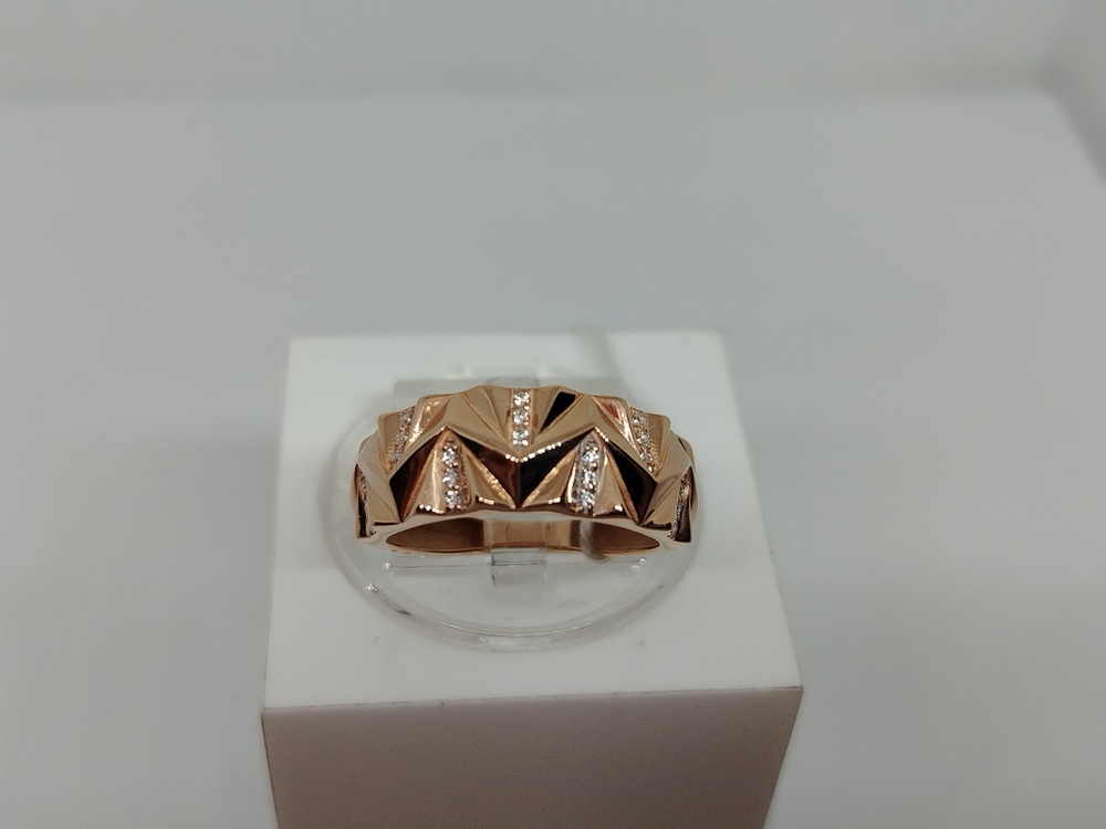 КОЛКМИ585 КОЛЬЦО С КАМНЯМИ (Au 585)