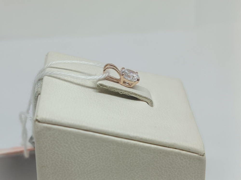 ПОДКМ585 ПОДВЕСКА С КАМНЕМ (Au 585)