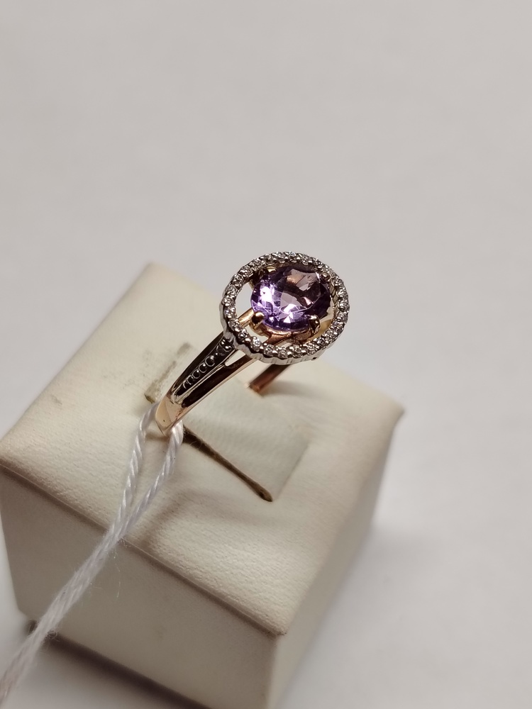 КОЛКМИ585 КОЛЬЦО С КАМНЯМИ (Au 585)