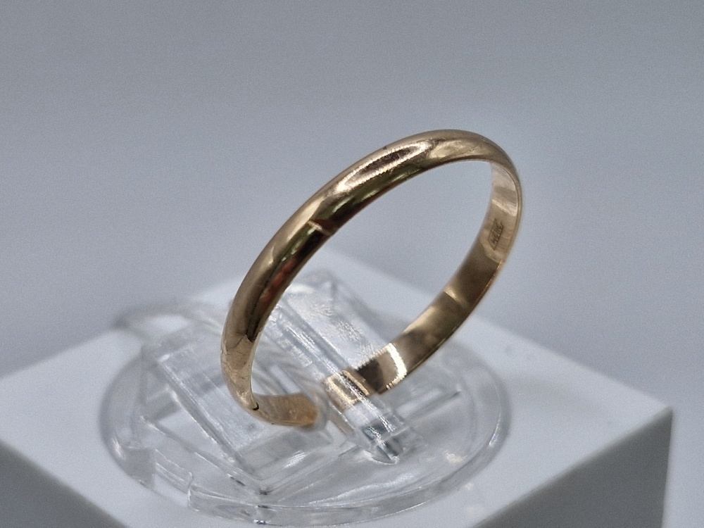 ОКГ3585 ОБРУЧАЛЬНОЕ КОЛЬЦО ГЛАДКОЕ 3 (Au 585)