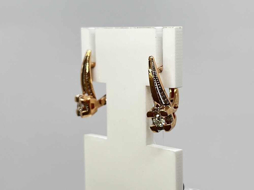 СЕРЬГИ БРИЛЛИАНТ (Au 585)