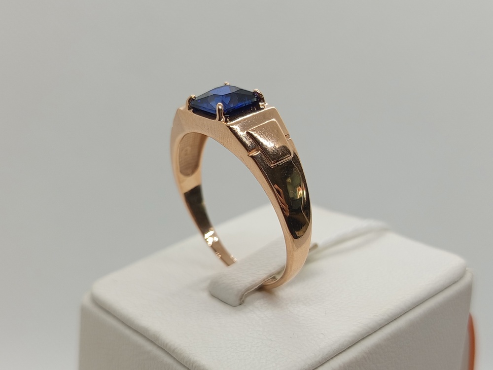 ПЕЧАТКА С КАМНЕМ (Au 585)