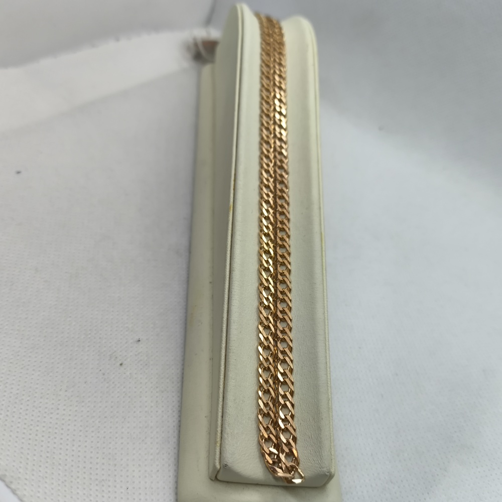 ЦЕПЬ ПОЛНОВЕСНАЯ Ромб двойной (Au 585)