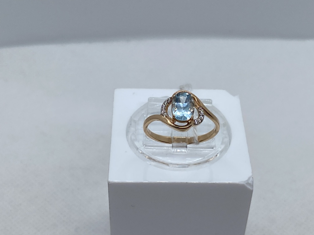 КОЛКМИ585 КОЛЬЦО С КАМНЯМИ (Au 585)