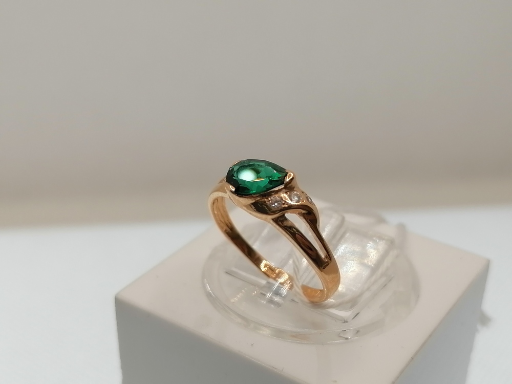 КОЛКМИ585 КОЛЬЦО С КАМНЯМИ (Au 585)