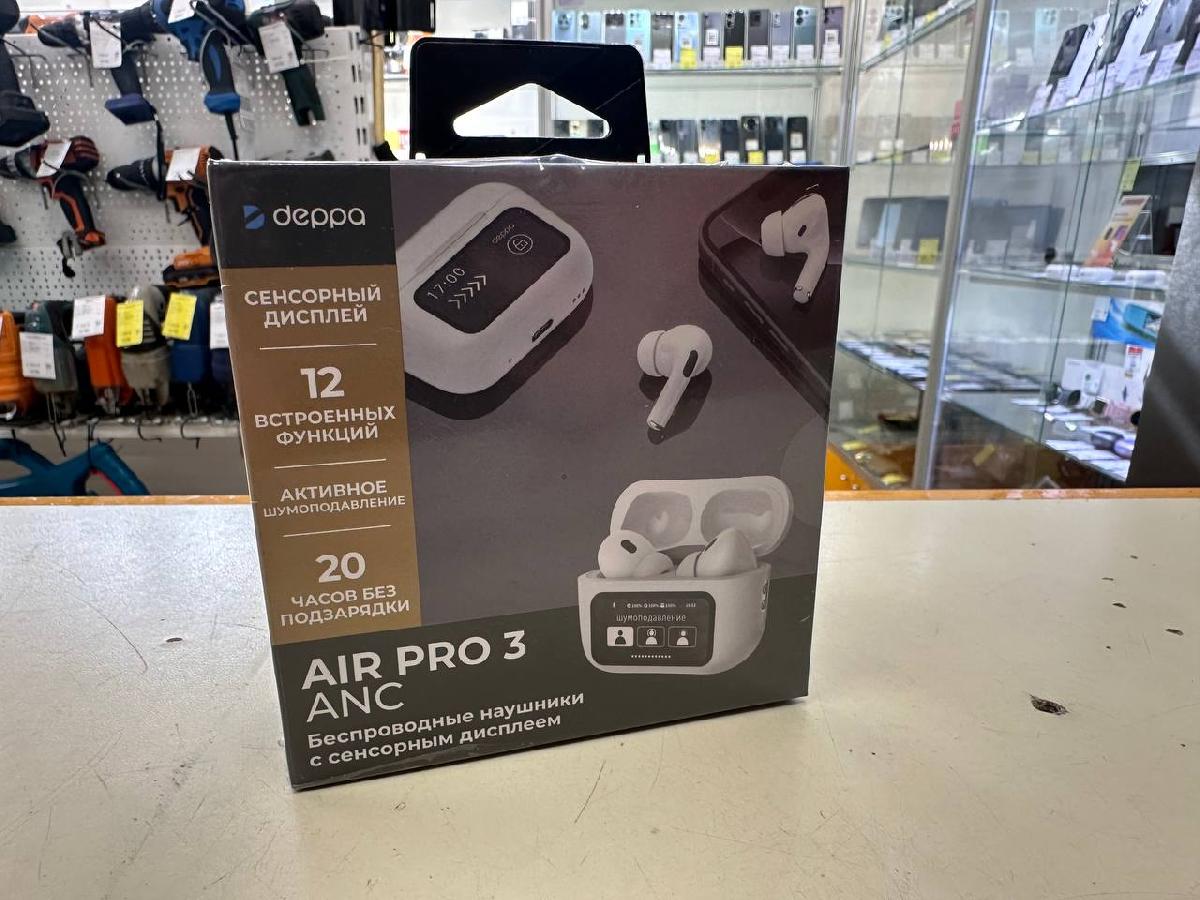 Наушники беспроводные Deppa 44213 Air Pro 3 ANC