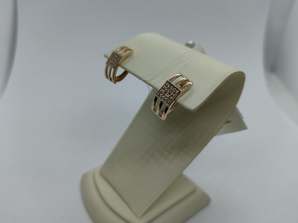 СЕРЬГИ С КАМНЯМИ (Au 585)