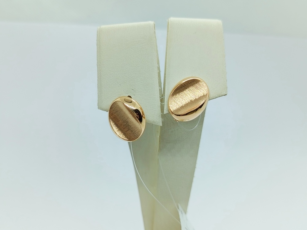 СЕРЬГИ БЕЗ КАМНЯ (Au 585)