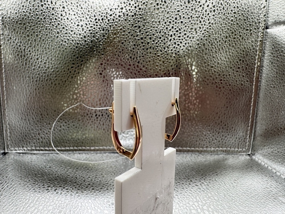 СЕРЬГИ БЕЗ КАМНЯ (Au 585)