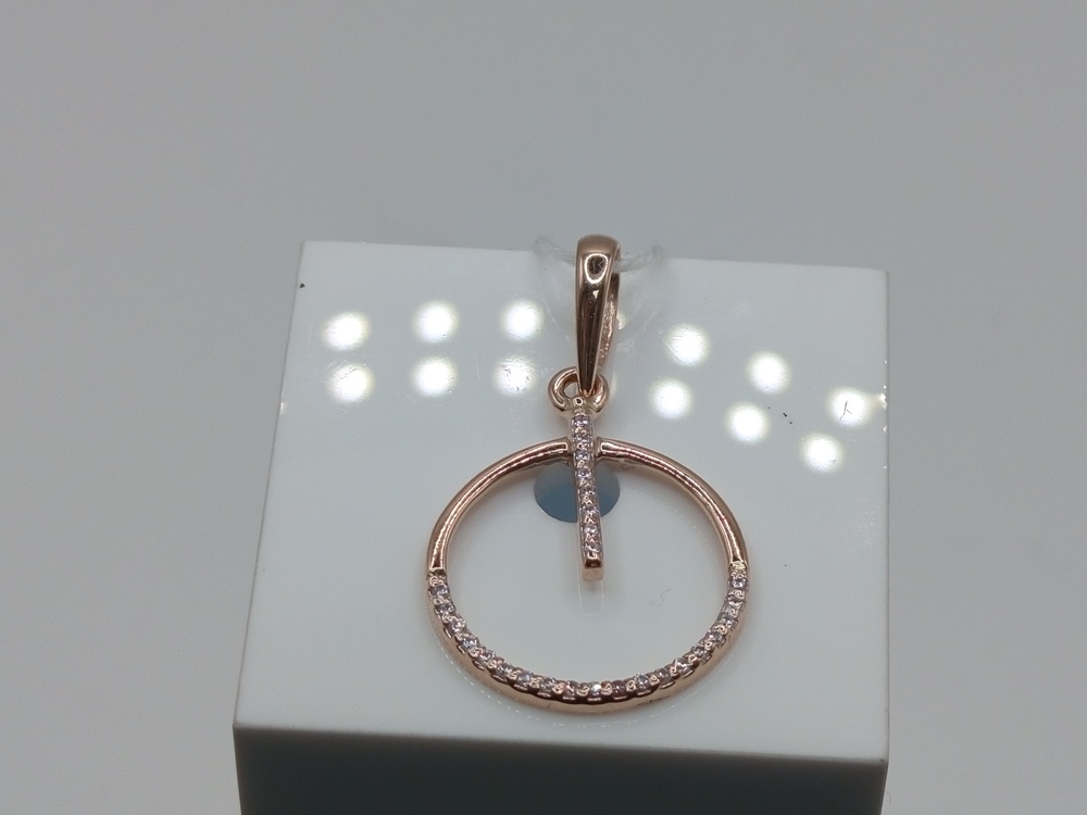 ПОДКМИ585 ПОДВЕСКА С КАМНЯМИ (Au 585)