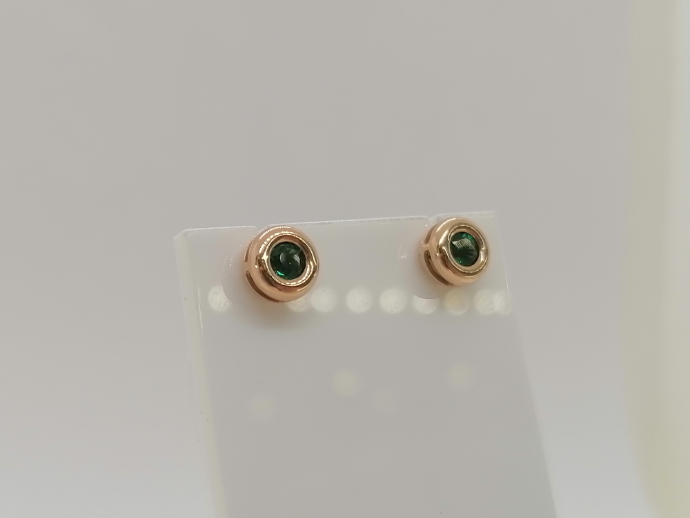 СЕРЬГИ ИЗУМРУД г.т. (Au 585)