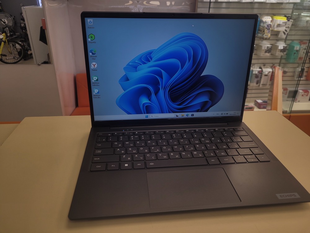Ноутбук Echips; Celeron N5095, Intel UHD Graphics, 8 Гб, 256 Гб, Нет