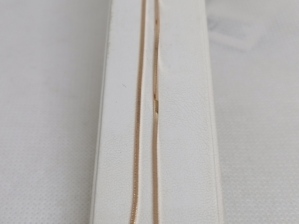 ЦЕПЬ ПОЛНОВЕСНАЯ Жгут(снейк) (Au 585)