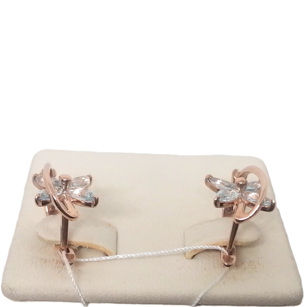 СКМИ585 СЕРЬГИ С КАМНЯМИ (Au 585)