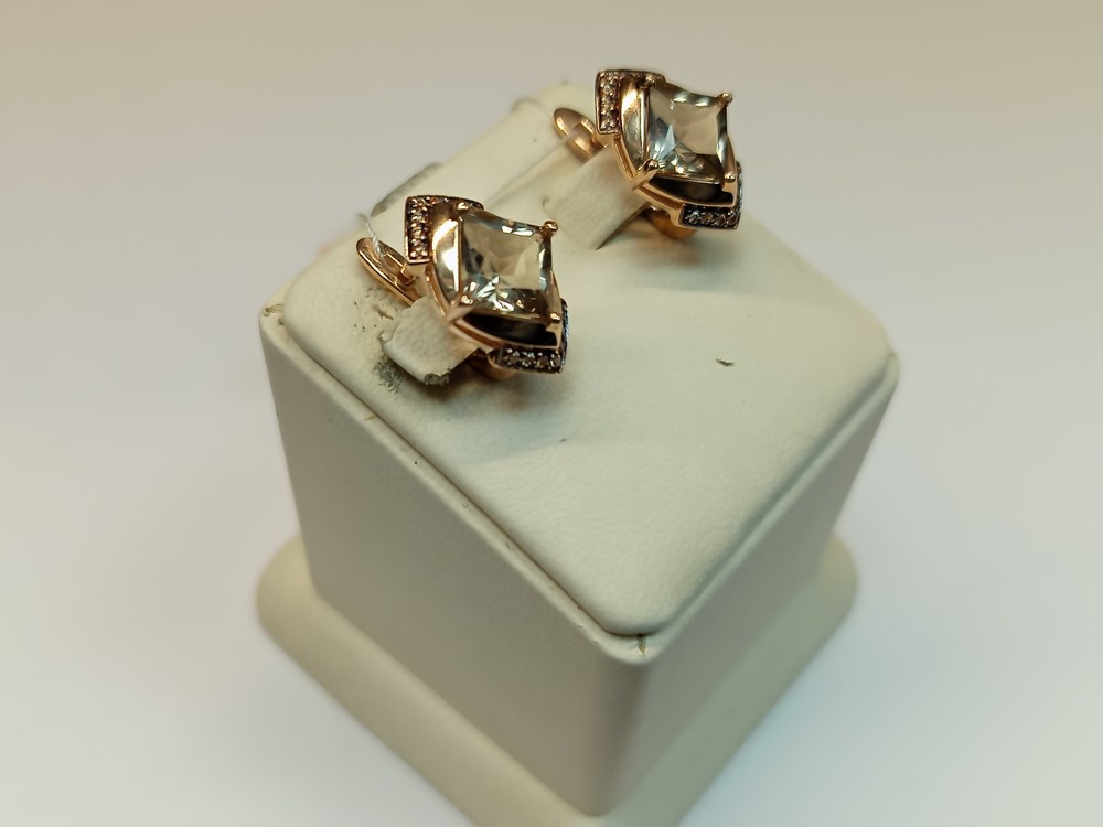 СЕРЬГИ С КАМНЯМИ (Au 585)