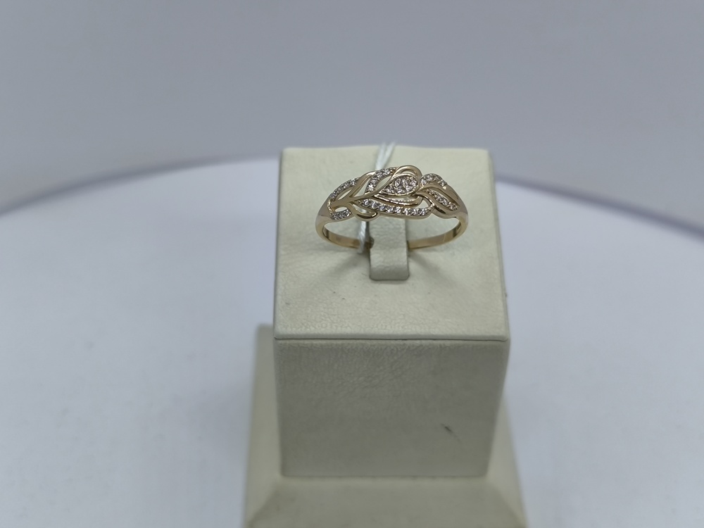 КОЛКМИ585 КОЛЬЦО С КАМНЯМИ (Au 585)
