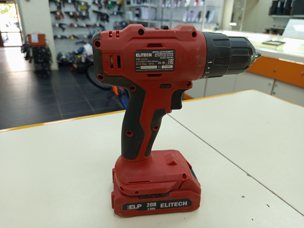 Шуруповерт Elitech ДА 20-2СЛ