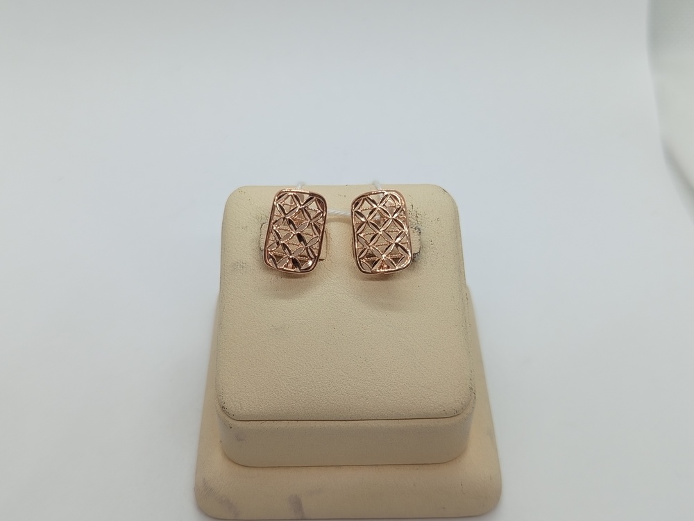 СЕРЬГИ БЕЗ КАМНЯ (Au 585)