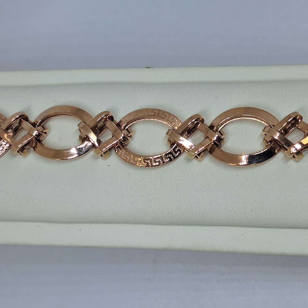 БРАСЛЕТ ПУСТОТЕЛЫЙ Фантазия (Au 585)