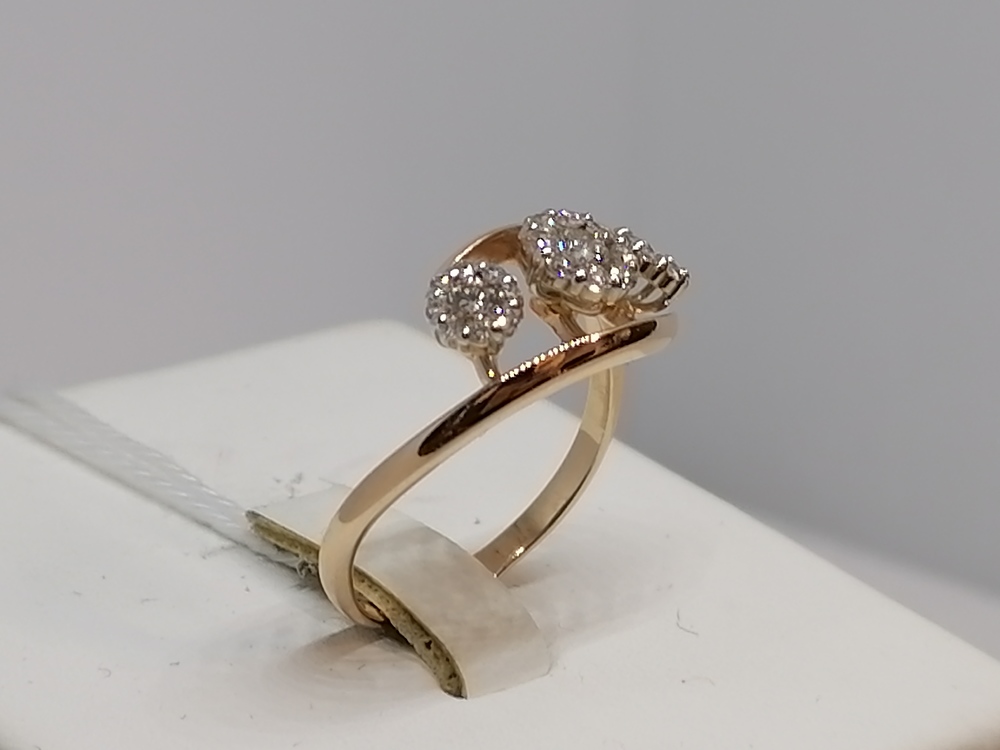 КОЛЬЦО БРИЛЛИАНТ Au 585