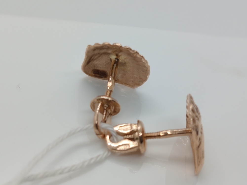 СБКМ585 СЕРЬГИ БЕЗ КАМНЯ (Au 585)