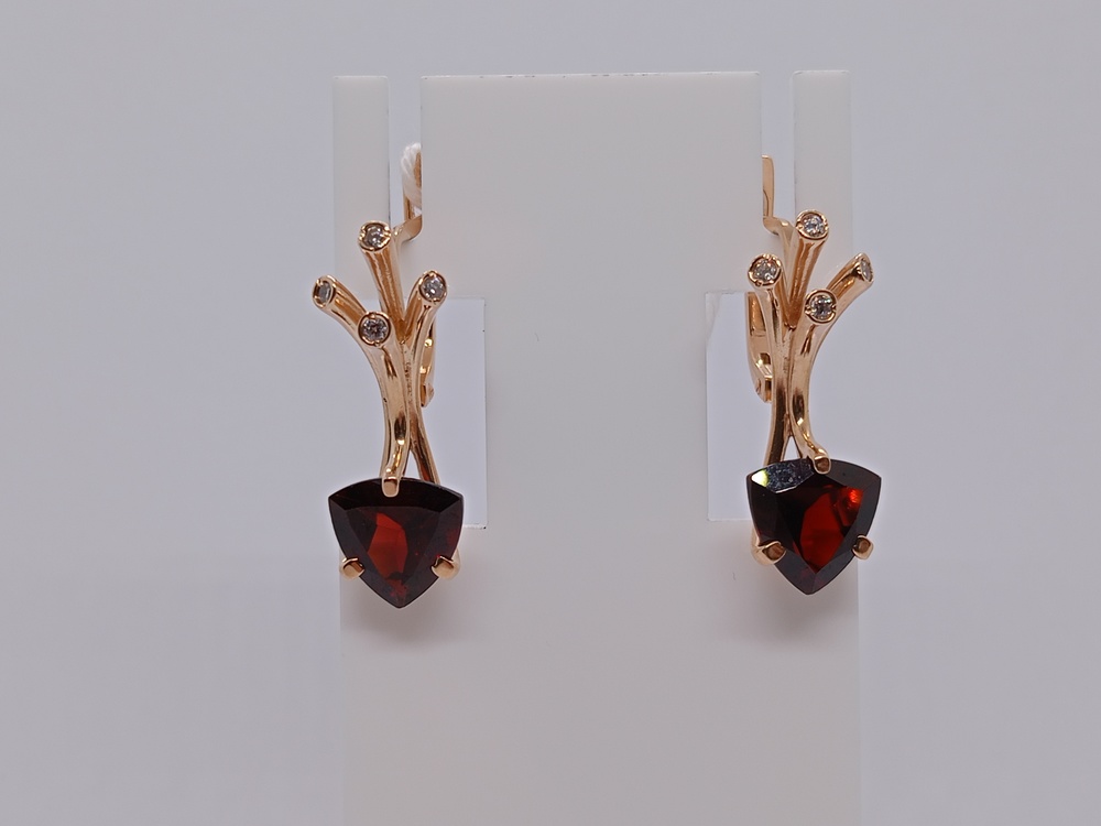 СКМИ585 СЕРЬГИ С КАМНЯМИ (Au 585) СКМИ585 СЕРЬГИ С КАМНЯМИ (Au 585)
